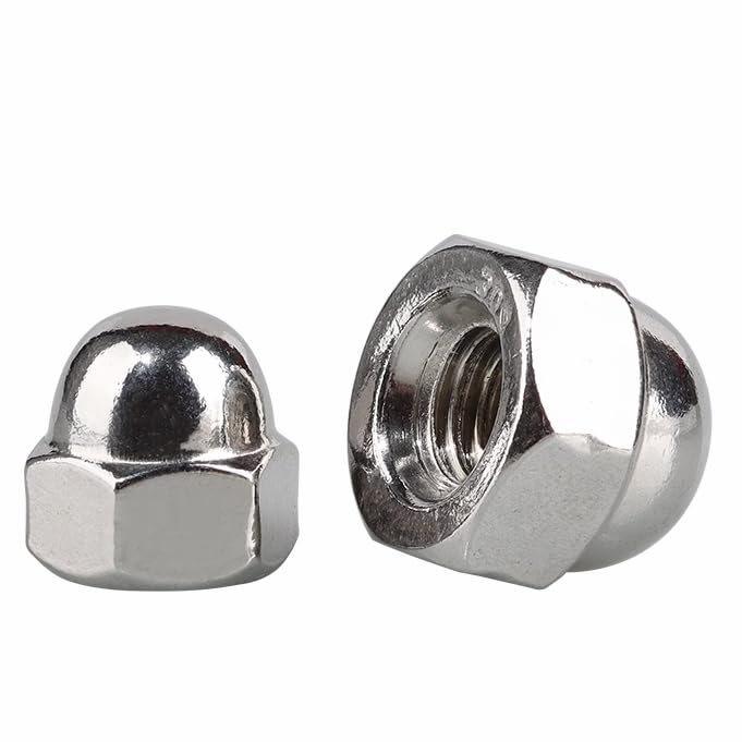 15Pcs M6 Acorn Hex Cap 304 Stainless Steel 18-8 Nuts Metric Dome Head Nuts