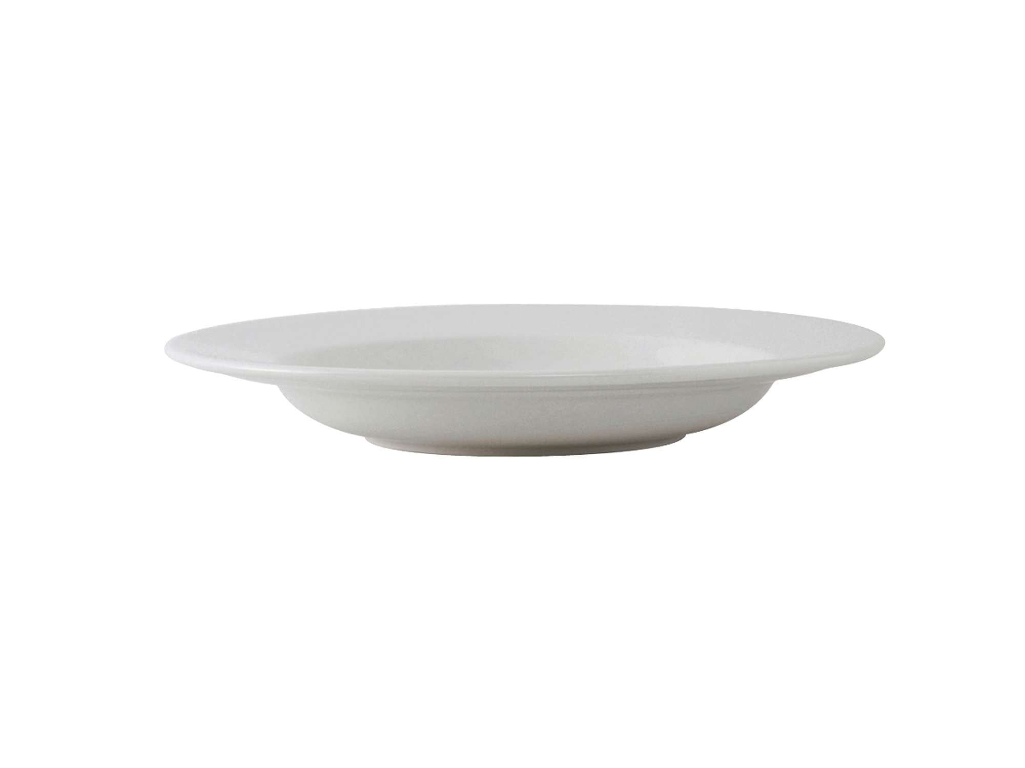 Tuxton China ALD-112 Pasta Bowl, 15-1/2 oz., 11-1/4 Diameter x 1-5/8 H, Round, Microwave and Dishwasher Safe, Oven Proof, Fully 