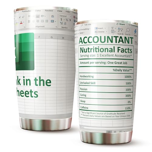 Accountant cup -Accountant funny mug-accounting gift-cpa gifts-excel life-accounting graduation gifts-excel shortcut -Tumbler Gifts for Accountant  na CPA CFO  Coworkers  Men  Women Tumbler 20 oz