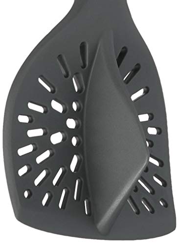 Tovolo Ground Vegetable, Kitchen Tool With Comfortable Grip, Dishwasher-Safe & Bpa-Free Silicone & Nylon Meat Chopper, Charcoal
