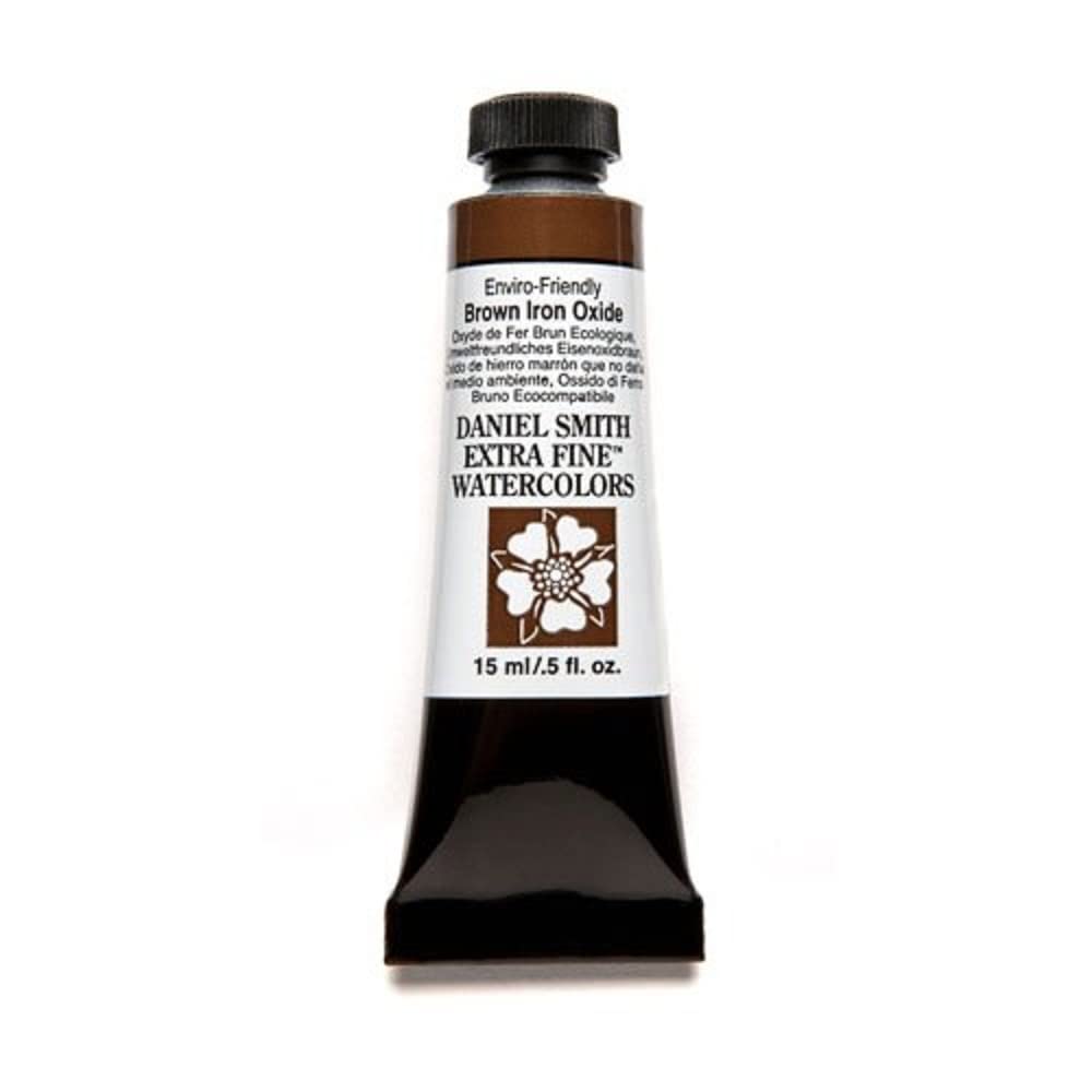 Daniel Smith Extra Fine Watercolor 15Ml Paint Tube, EnviroFriendly, Brown Iron Oxide