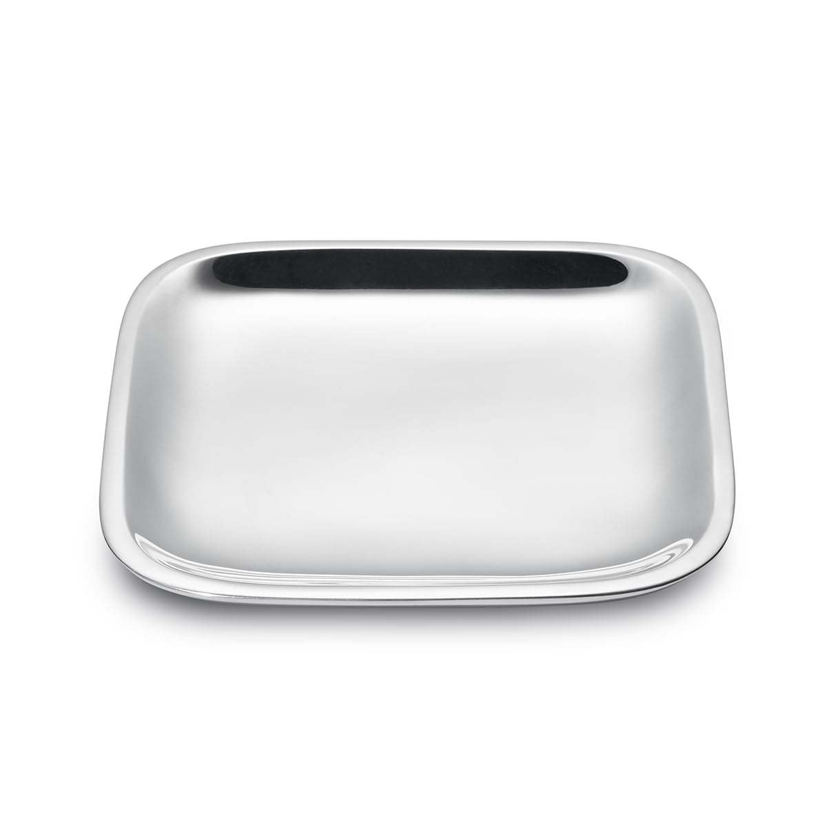 Nambe Square Accent Tray | Oven Safe Plate For Serving Food For Party Entertaining | 6-Inch Serving Tray For Steak, Appetizers,
