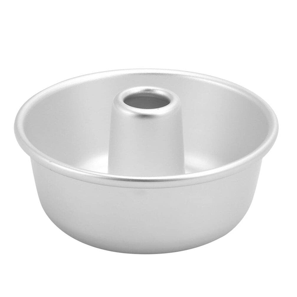 Kichvoe Pound Cake Pan Chiffon Tube Pan Non-Stick Cake Mold 5.5*2.1 Inch Donut Donut Mold Doughnut Baking Pans With Tube Hollow