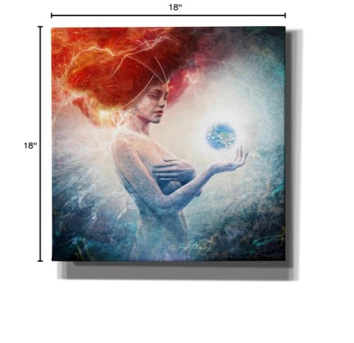 Cortesi Home 'Living Frequencies' By Mario Sanchez Nevado, Canvas Wall Art, 18'' X 18''