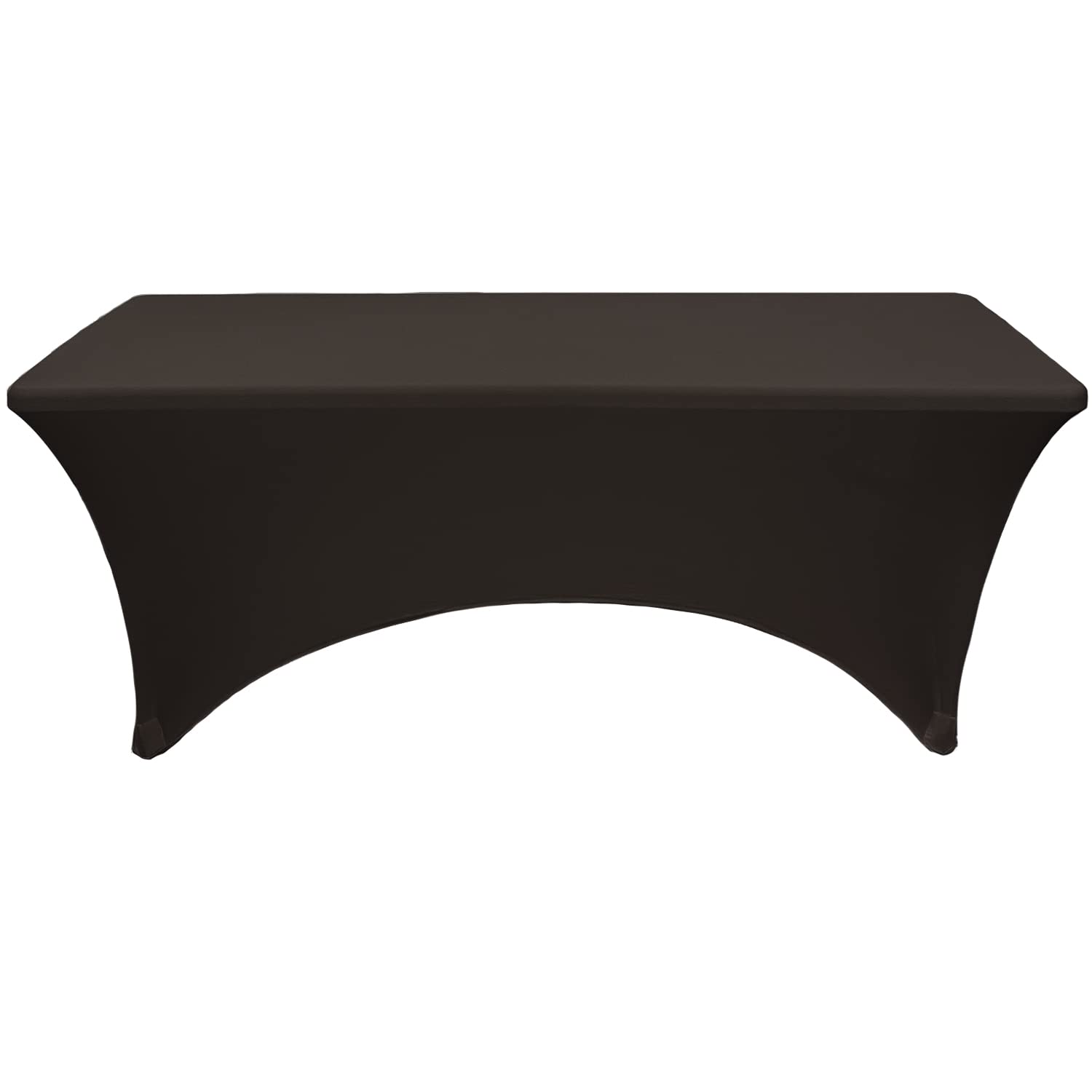 Your Chair Covers Rectangular Spandex Table Covers 8Ft Fitted Tablecloth Wedding Event Patio Table Decorations Elastic Fabric St