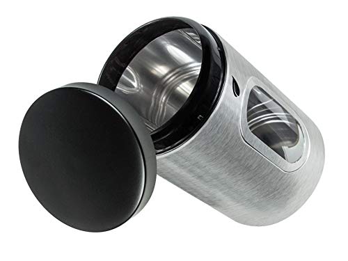 Saf-Care Design Canister Kitchen Cabinet Food Storage Containers, Pack Of 3 Stainless