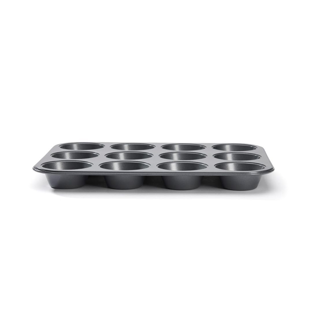 De Buyer Nonstick Muffin Mold - Bake Up To 12 Muffins & Cupcakes - Easy To Use & Clean - Pfoa Free