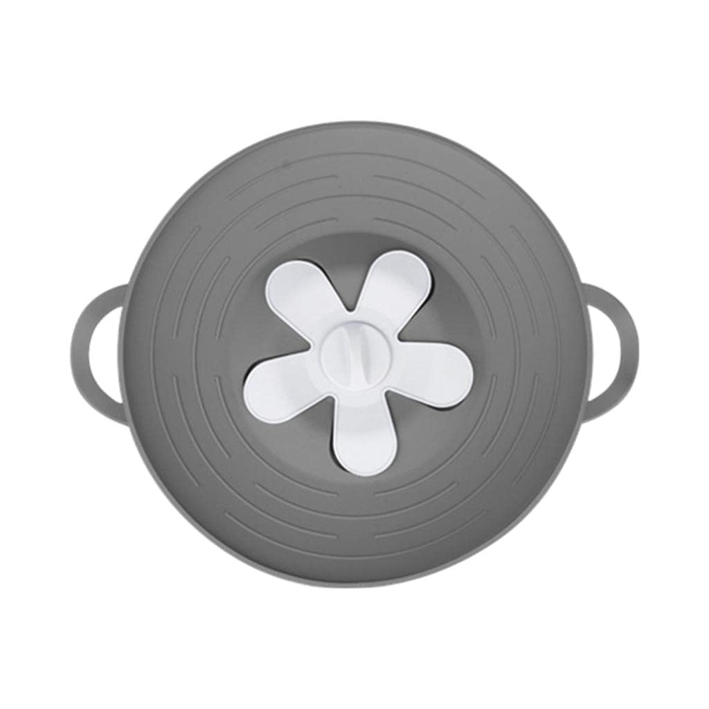 ELBME Spill Stopper Lid 10.2 inch Silicone Cover Splatter Lid for Food Microwave