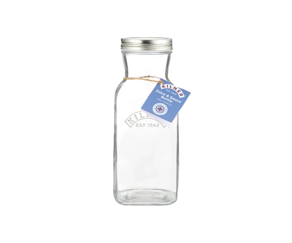 Kilner Juice And Sauce Glass Bottles 1 Litre