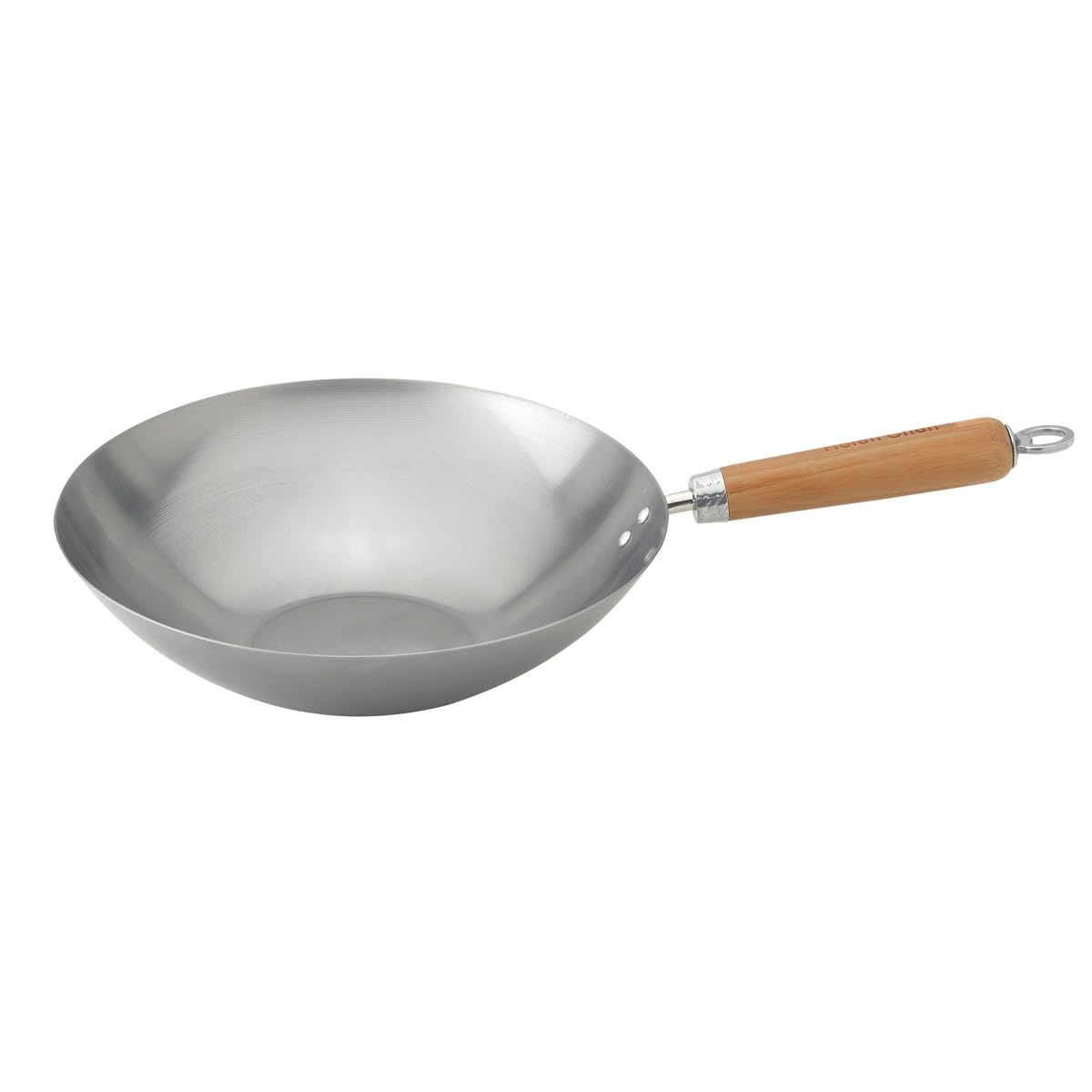 Helens Asian Kitchen Carbon Steel Wok Stir Fry Pan, 12-inch