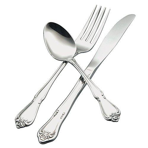 Arbor Rose S/S Oval Bowl Soup/Dessert Spoon, 6-7/8''