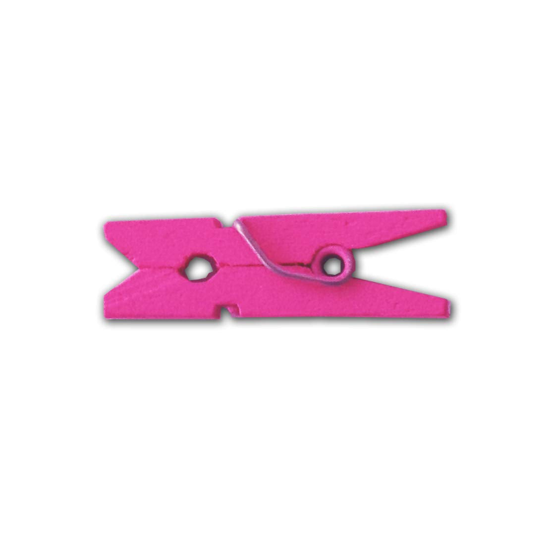 Lwr Crafts Wooden Mini Clothespins 200 Per Pack 1'' 2.5Cm (Hot Pink)