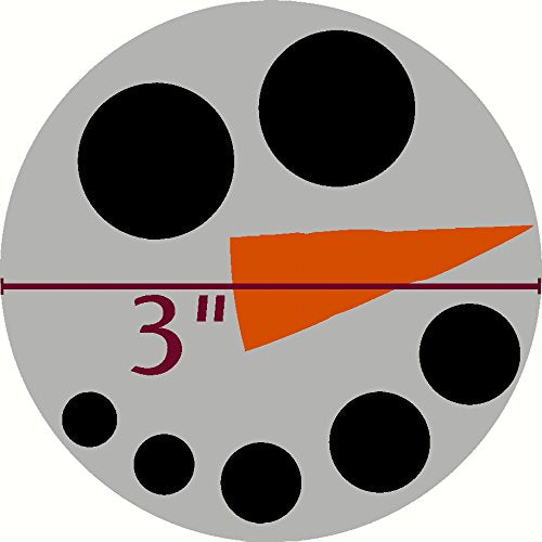 Wall Decor Plus More Wdpm3297 Snowman Face With Carrot Nose Winter Wall Decal Art For Seasonal Decor, 3-Inch, Black/Orange Nose,