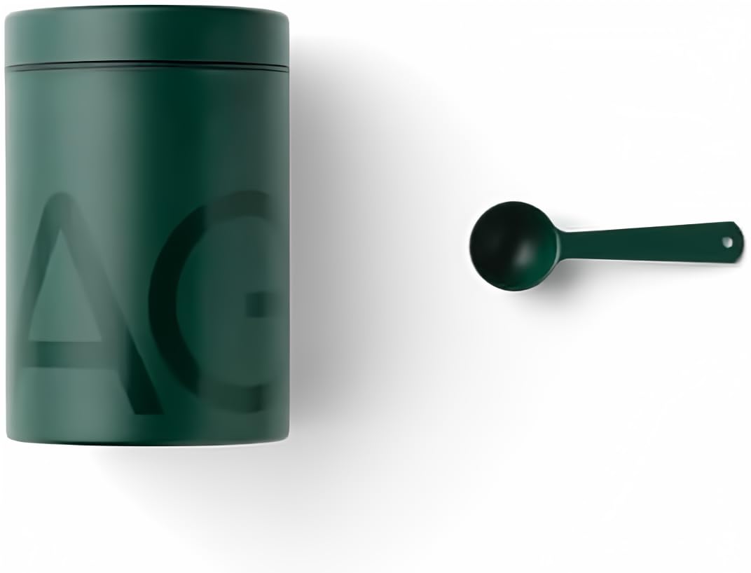 Ag1 Athletic Greens Stainless Steel Canister And Scoop