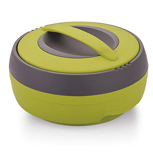 Asian Cosmos Inner Steel Casserole, 1500 Ml, Green|Pu Insulated| Bpa Free | Odour Proof| Food Grade | Easy To Carry | Easy To St