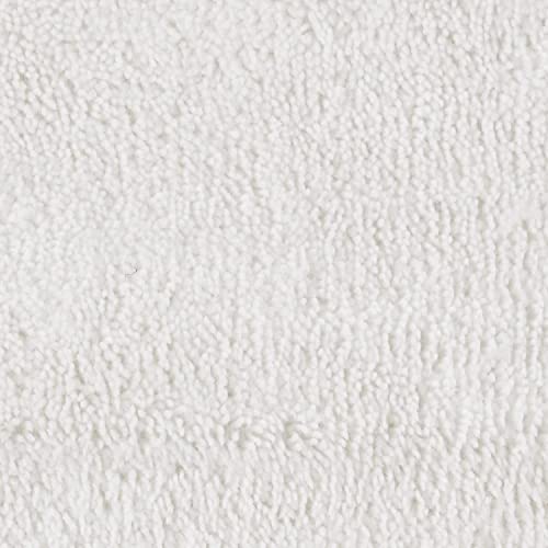 Zahari Home Sinatra Modern Bathroom Rug Classic Luxury Bath Rug Contemporary Decor Stylish Bath Mat for Shower Unique Design White Bathroom Rug Bath Shower Tub Decor Bling