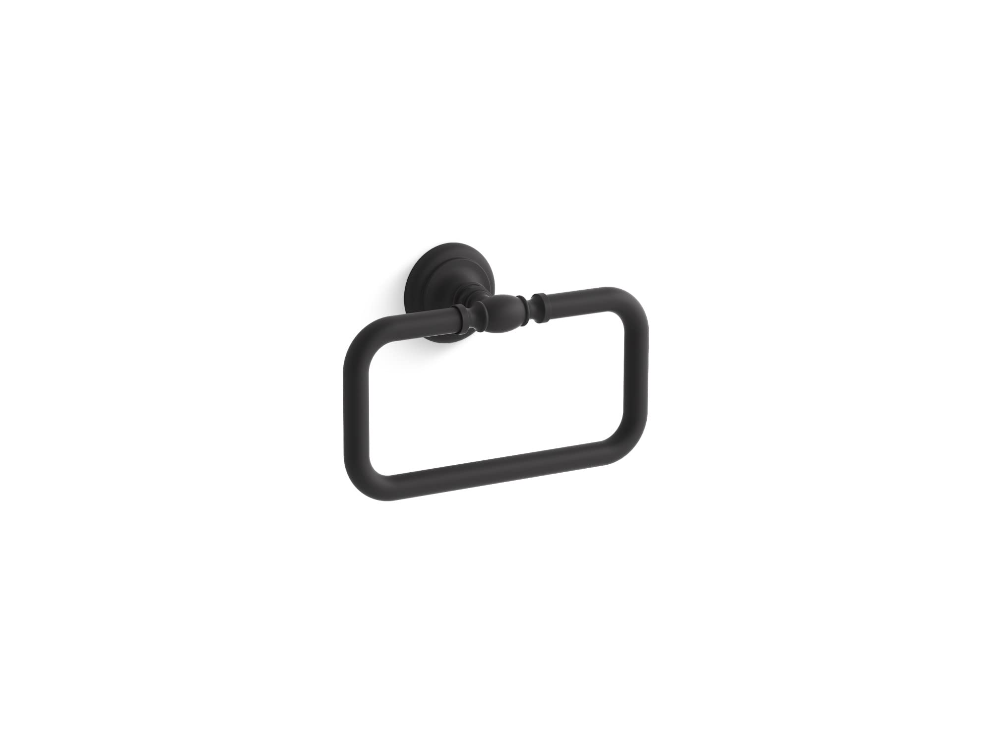 Kohler K72571-Bl Artifacts 8'' Towel Ring Matte Black