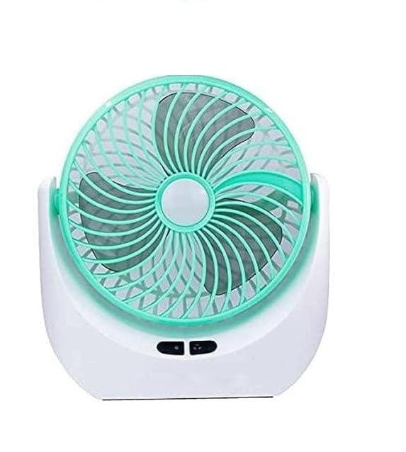 Care 4 Table Fan, Small Portable Desktop Fan With 21 Smd Light Strong Wind, Quiet Operation Personal Mini Fan For Home Office Be