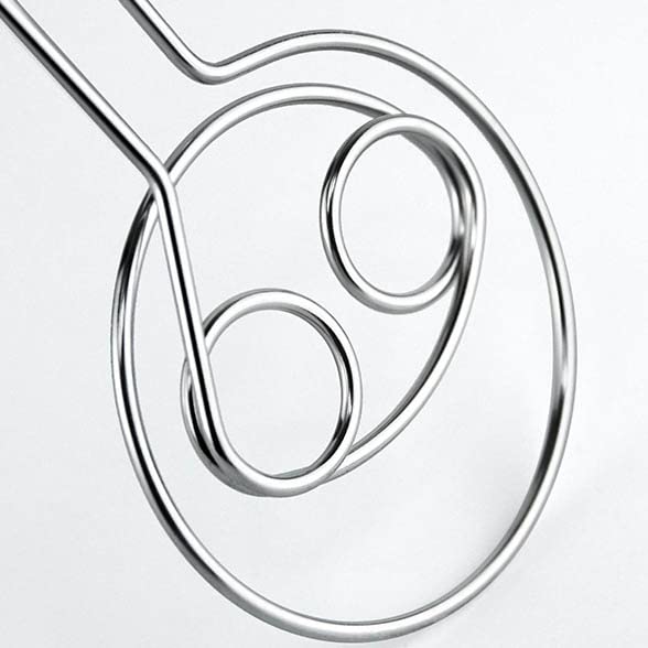 Pack Of 2 Kitchen 8.6 Inch Danish Dough Whisk - Large Danish Whisk For Dough Stainless Steel Ring - Traditional Dutch Whisk Baki