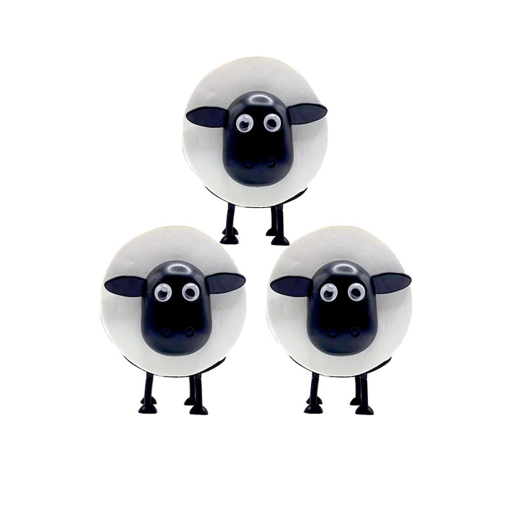 Sheep Toilet Paper Roll Holder, 3D Printed Funny Bathroom Decor, Cute Loo Roll Storage Stand, Freestanding Tissue Organizer, Bla