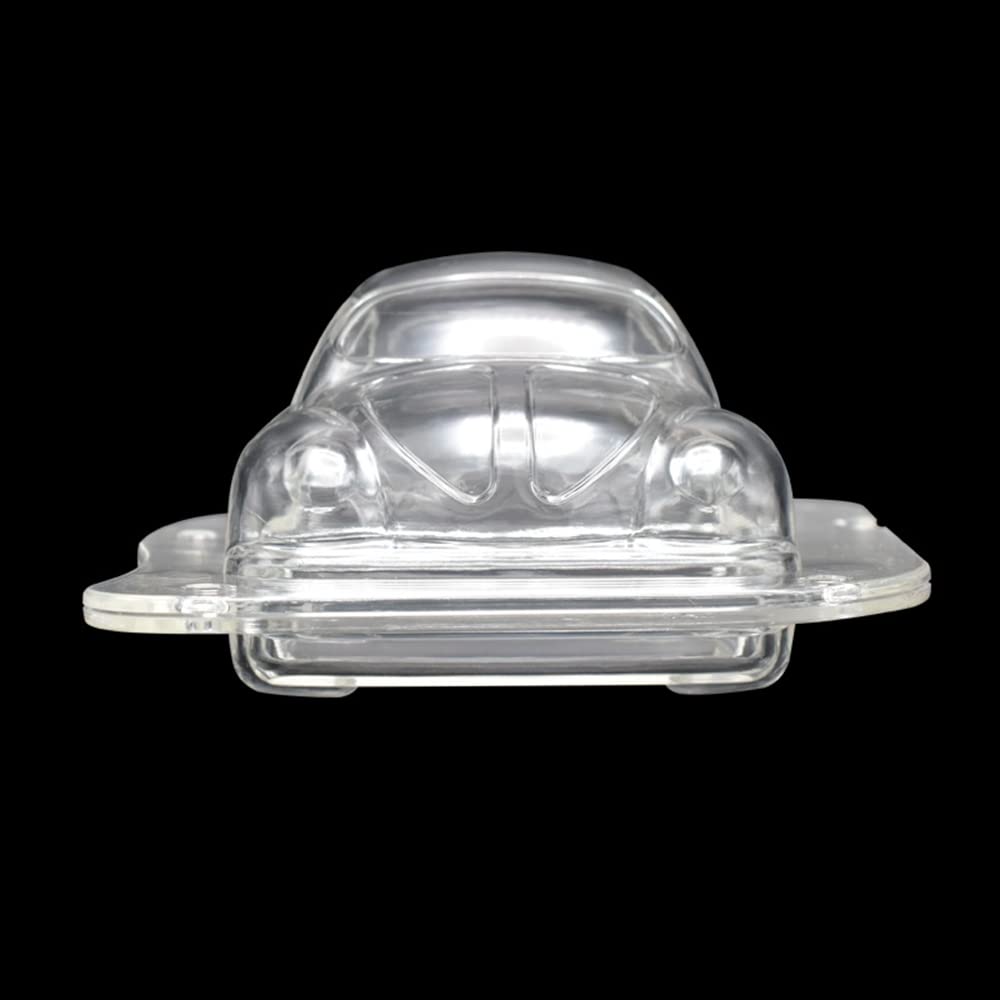 Tuke 5.5'' 3D Car Shaped Polycarbonate Chocolate Mold Hard Poly-Carbonate Candy Mold 3D Car Chocolate Mould
