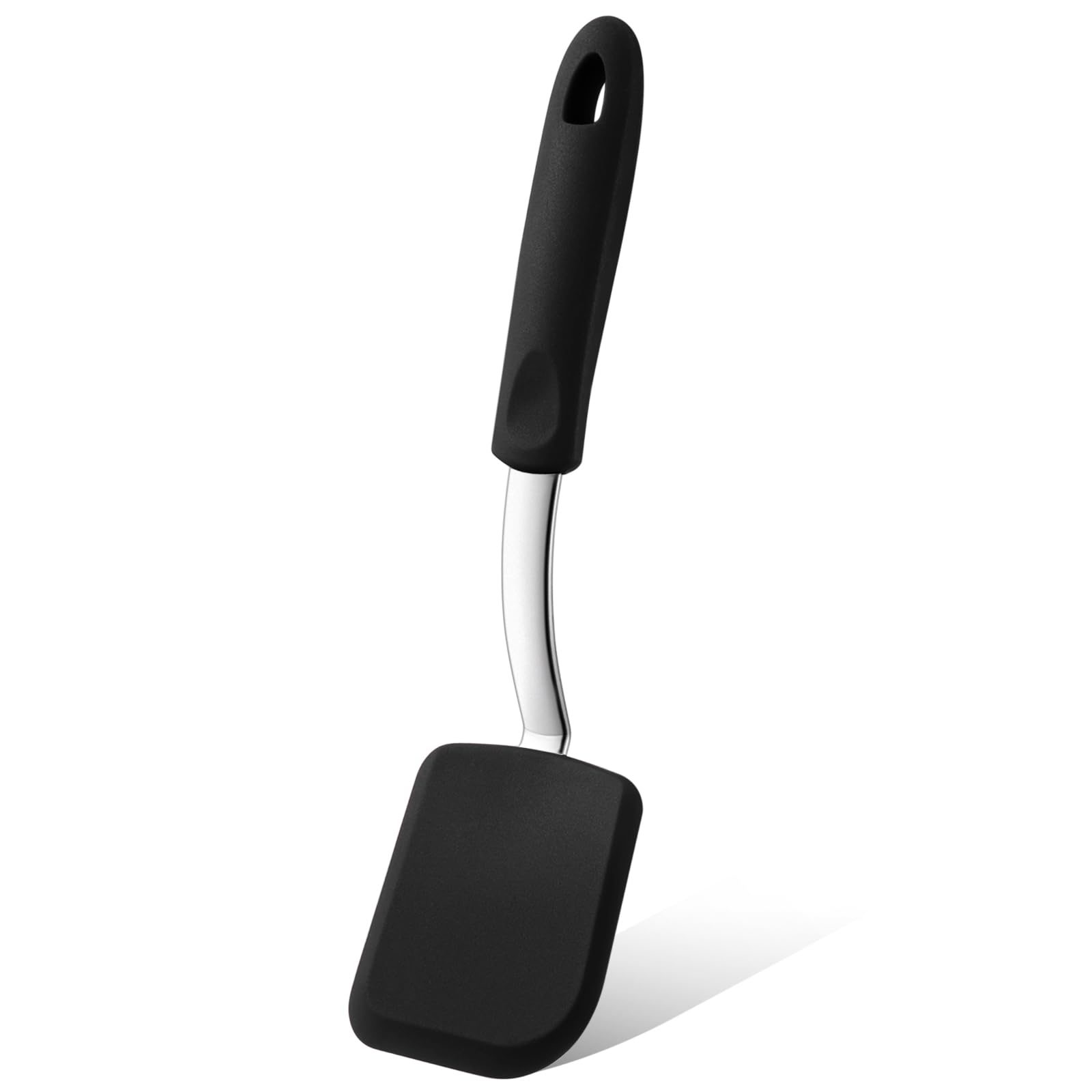 Yetene Small Silicone Spatula Mini Silicone Cookie Spatula, Black