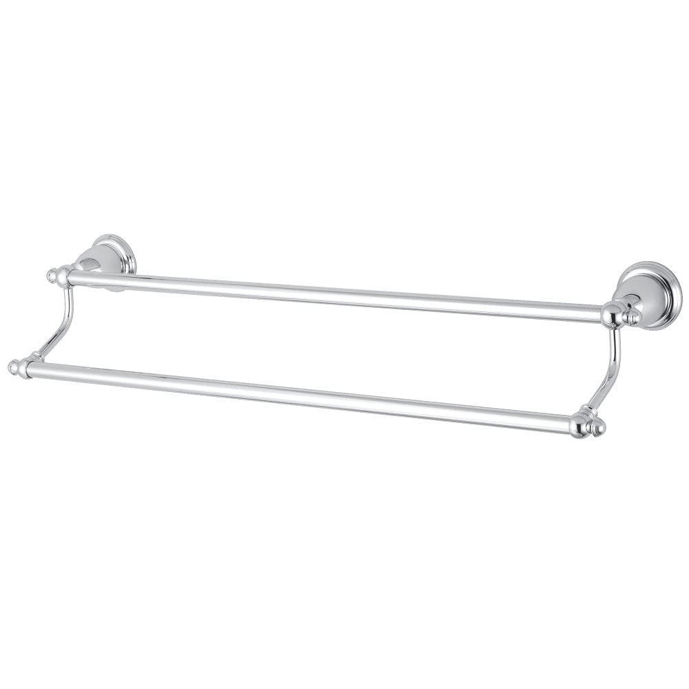 Kingston Brass BA7973C English Vintage 24'' Dual Towel Bar  Polished Chrome