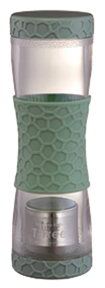?????(Macma) McMar AA0026 Twin Cap Bottle Tea Free, Green, 16.9 fl oz (500 ml)