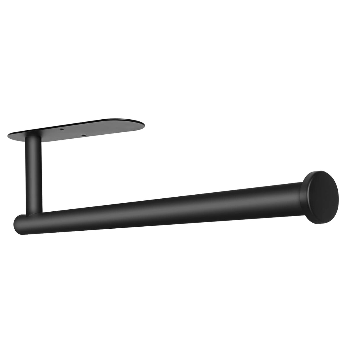 Feokely Paper Towel Holder Wall Mount For Kitchen, Premium Stainless Steel Paper Towel Holder, Under Cabinet Aesthetic Design Bl