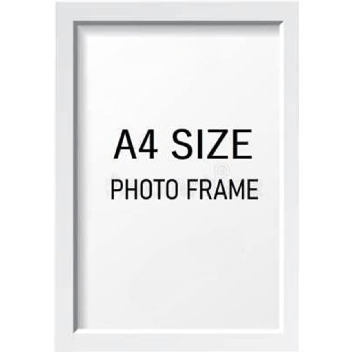 A4 Size Photo Frames - Wall & Tabletop Display, Lightweight Black Frame Khali Frame /A4 Size, 9X12Inches (1, White)