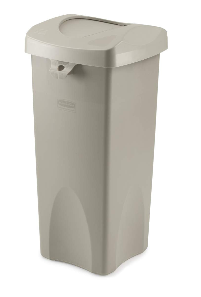 Rubbermaid Commercial Products Untouchable Trash/Recycling Swing Lid, Gray, Compatible With 23-Gallon Untouchable Containers