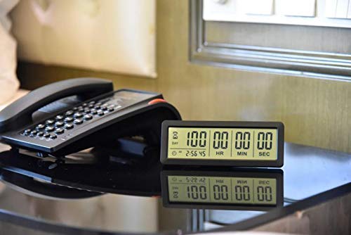 Digital 999 Days Countdown Timer Display Time For Retirement Vacation Exam Wedding Lab Kitchen Project Meeting(2C Batteries Incl