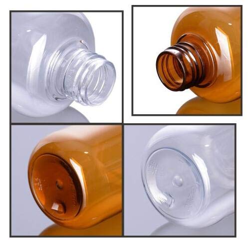 Vasana 300Ml/10Oz Empty Refill Plastic Squeeze Bottles With Black Flip Cap Cosmetic Makeup Essential Oil Water Shampoo Shower Ge