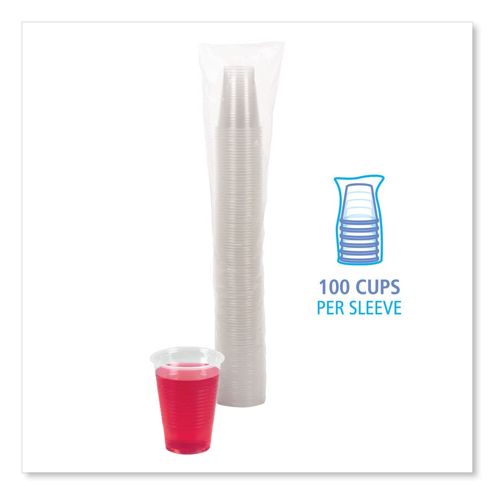Boardwalk Translucent Plastic Cold Cups, 9Oz, 100/Pack