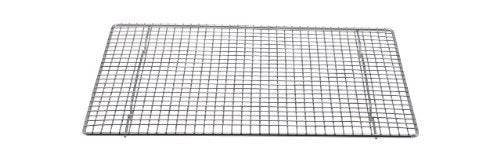 Professional Cross Wire Cooling Rack Half Sheet Pan Grate - 16-1/2 x 12 Drip Screen