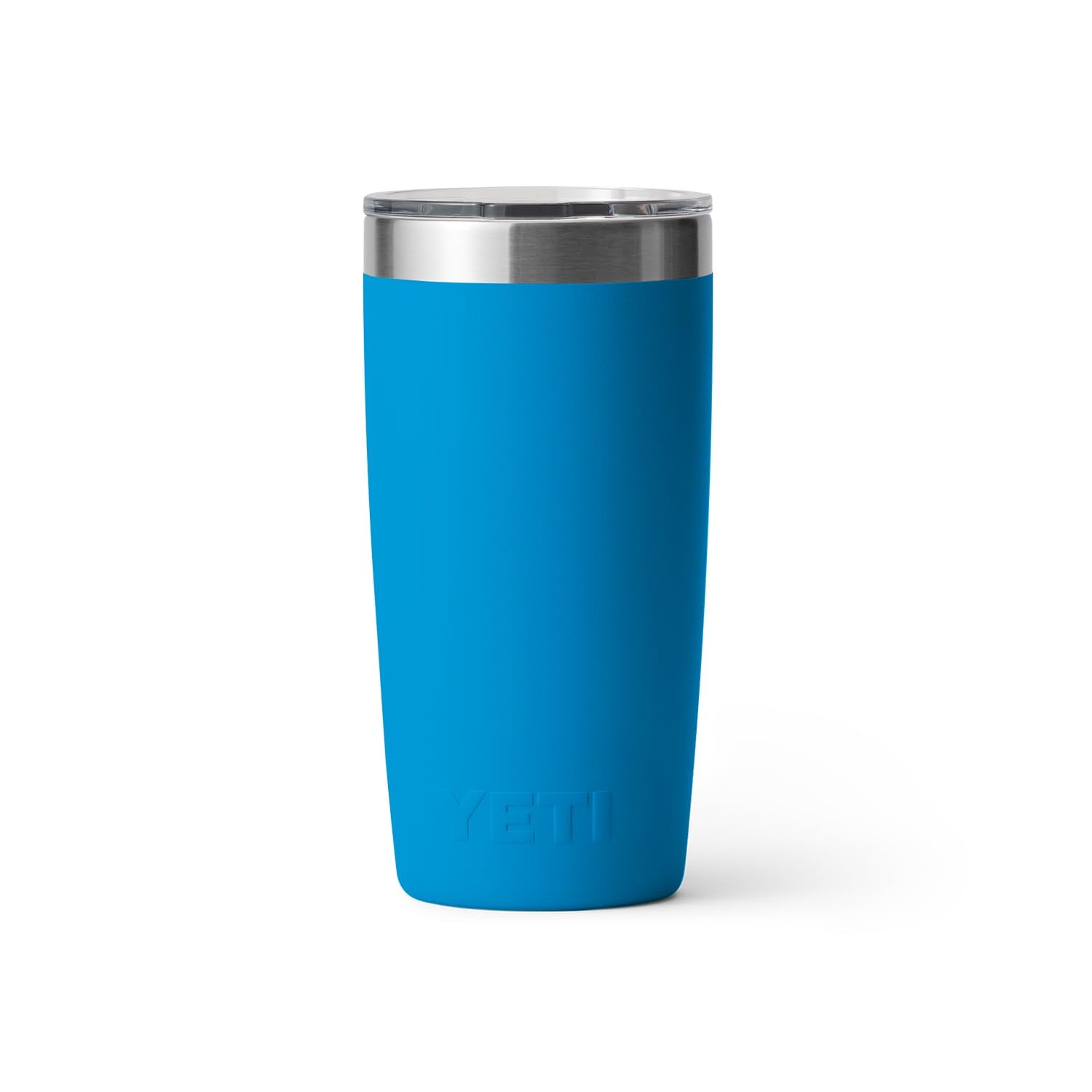 Yeti Rambler 10 Oz Tumbler, Stainless Steel, Vacuum Insulated With Magslider Lid, Big Wave Blue