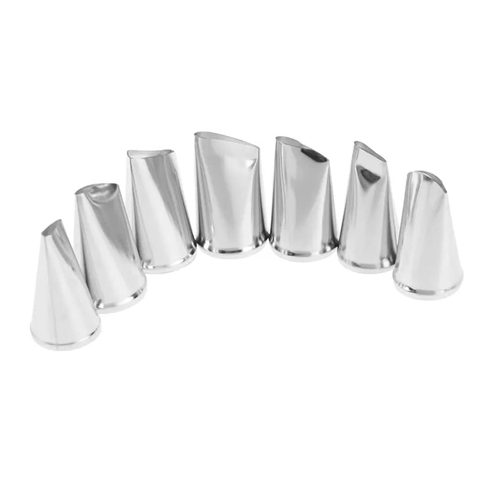 Rose Petal Piping Tips,Flower Icing Piping Nozzles Tips Set For Frosting Pastry Cake Decorating Tools,7 Pcs