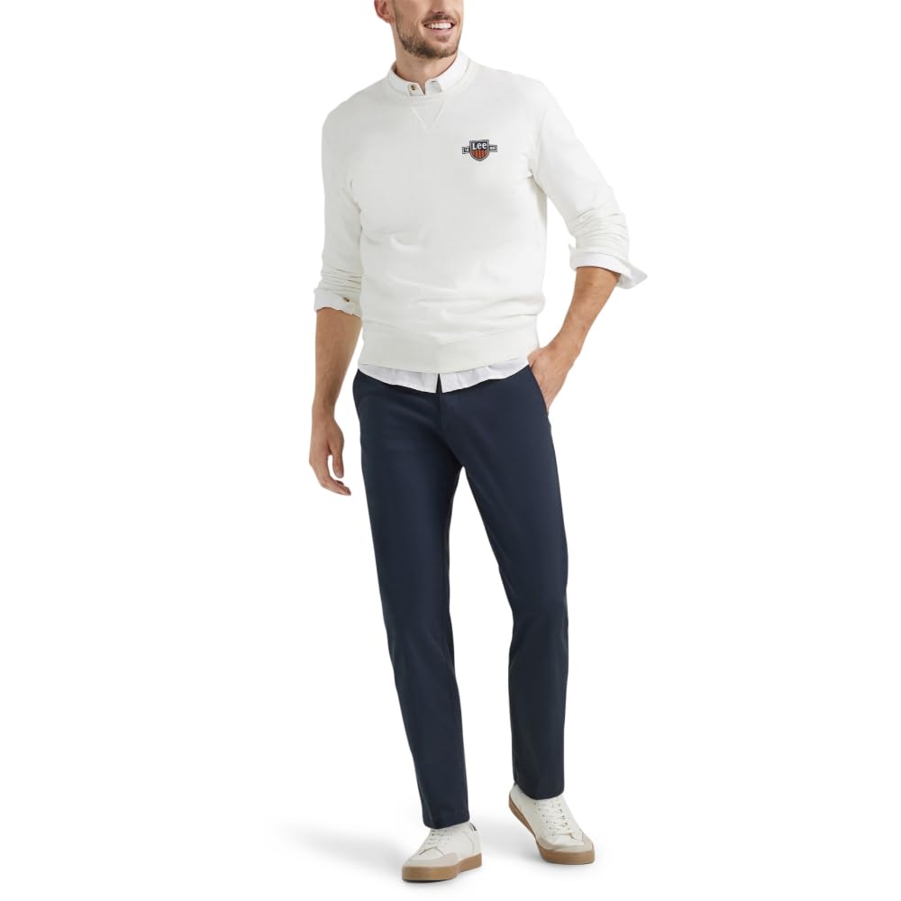 Lee Mens Performance Series Extreme Comfort Slim Pant, Navy, 42W X 30L