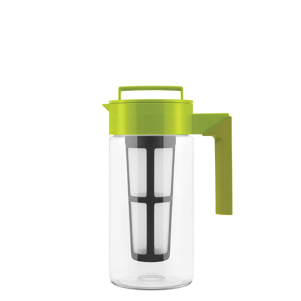 Takeya Premium Quality Iced Tea Maker Iced Tea Maker With Patented Flash Chill Technology Made In The Usa, Bpa Free, 1 Qt, Avoca
