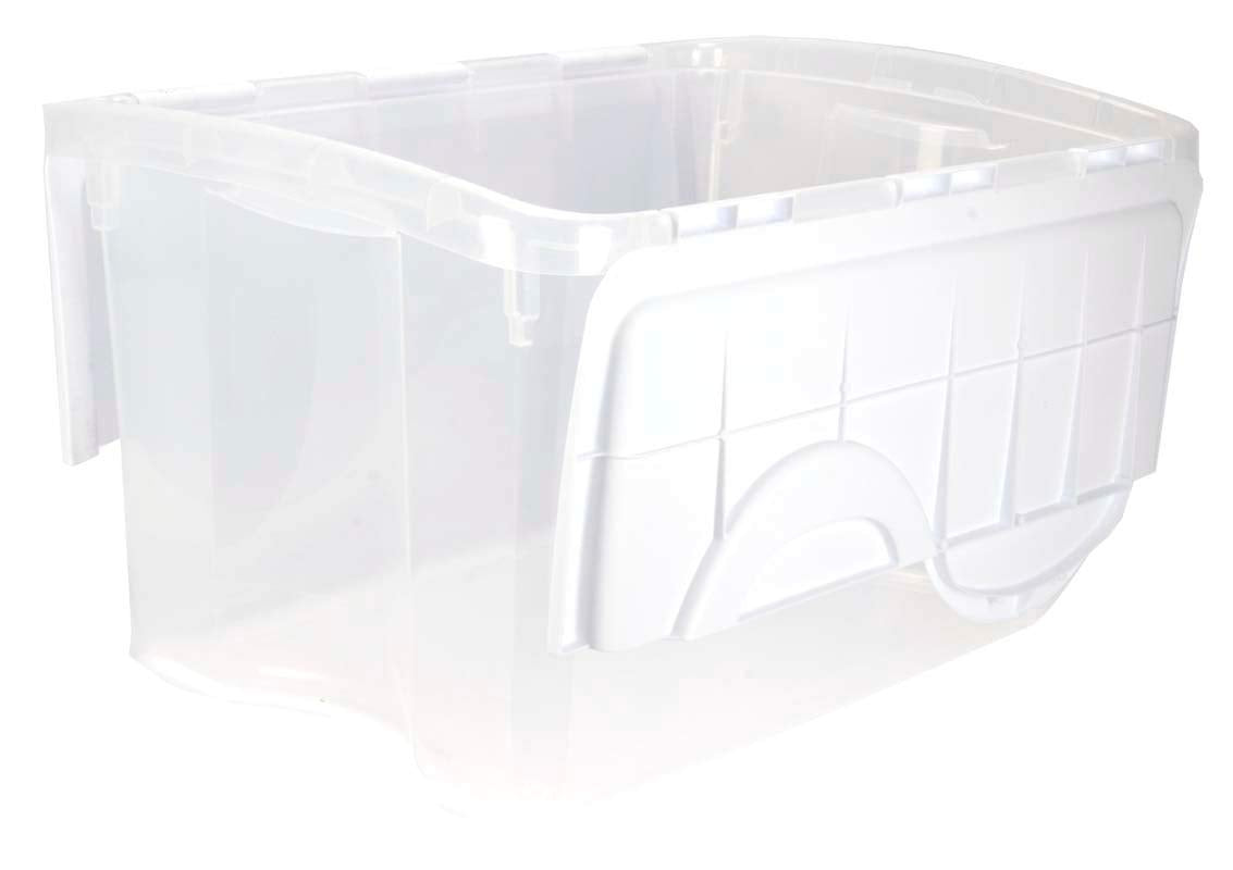 Sterilite 19148006 48Qt Hinged Lid Storbox, Black