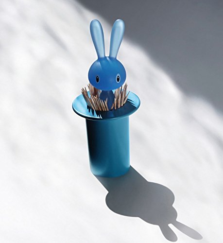 Alessi Magic Bunny Toothpick Holder  Black