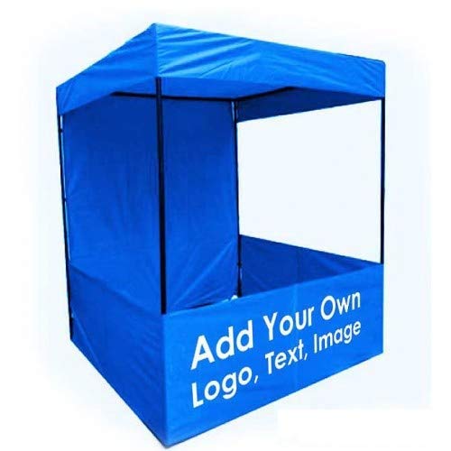 Brandway 6X6X7 Ft. Canopy Tetron Waterproof, Foldable & Portable For Advertisement, Product Promotion, Outdoor Display & Pop-Up 