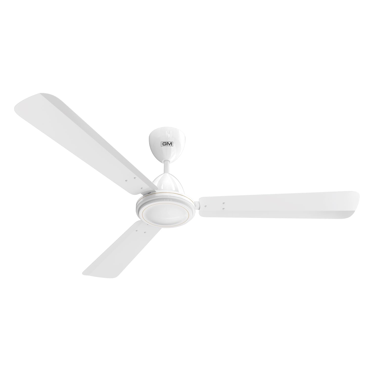 Gm Excel 25 1200 Mm Bldc Ceiling Fan  White | 5Star Rated | Remote Control | 50% Energy Saving | Timer | Wide Voltage Support