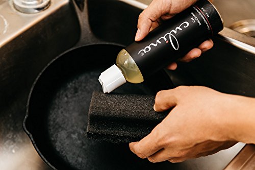 Cast Iron Cleanser By Culina - Cleans And Protects Cast Iron Cookware, Kosher Certified 8Oz