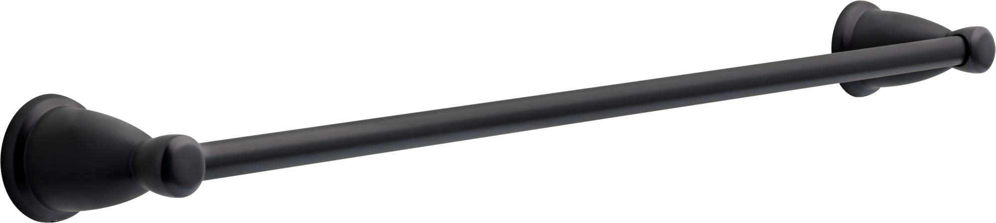 Franklin Brass Kinla (5-Pack) Bathroom Set Matte Black 18'' And 24'' Towel Bar Racks,Toilet Paper Holder, Hand Towel Holder, Hoo
