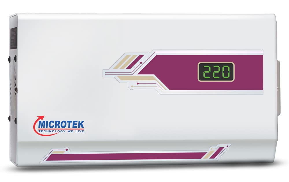 Microtek Automatic Voltage Stablizer Pearl Em 5150+For Ac Upto 2.0 Ton Ac