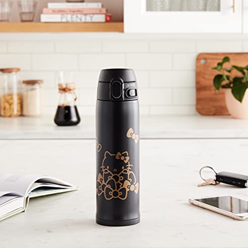 Zojirushi Sm-Ta48Ktba Stainless Steel Vacuum Insulated Mug, 16-Ounce, Hello Kitty Black