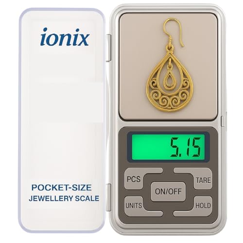 Ionix Jewellery Scale | Weight Scale | Digital Weight Machine | Weight Machine For Gold | Electronic Weighing Machines For Jewel