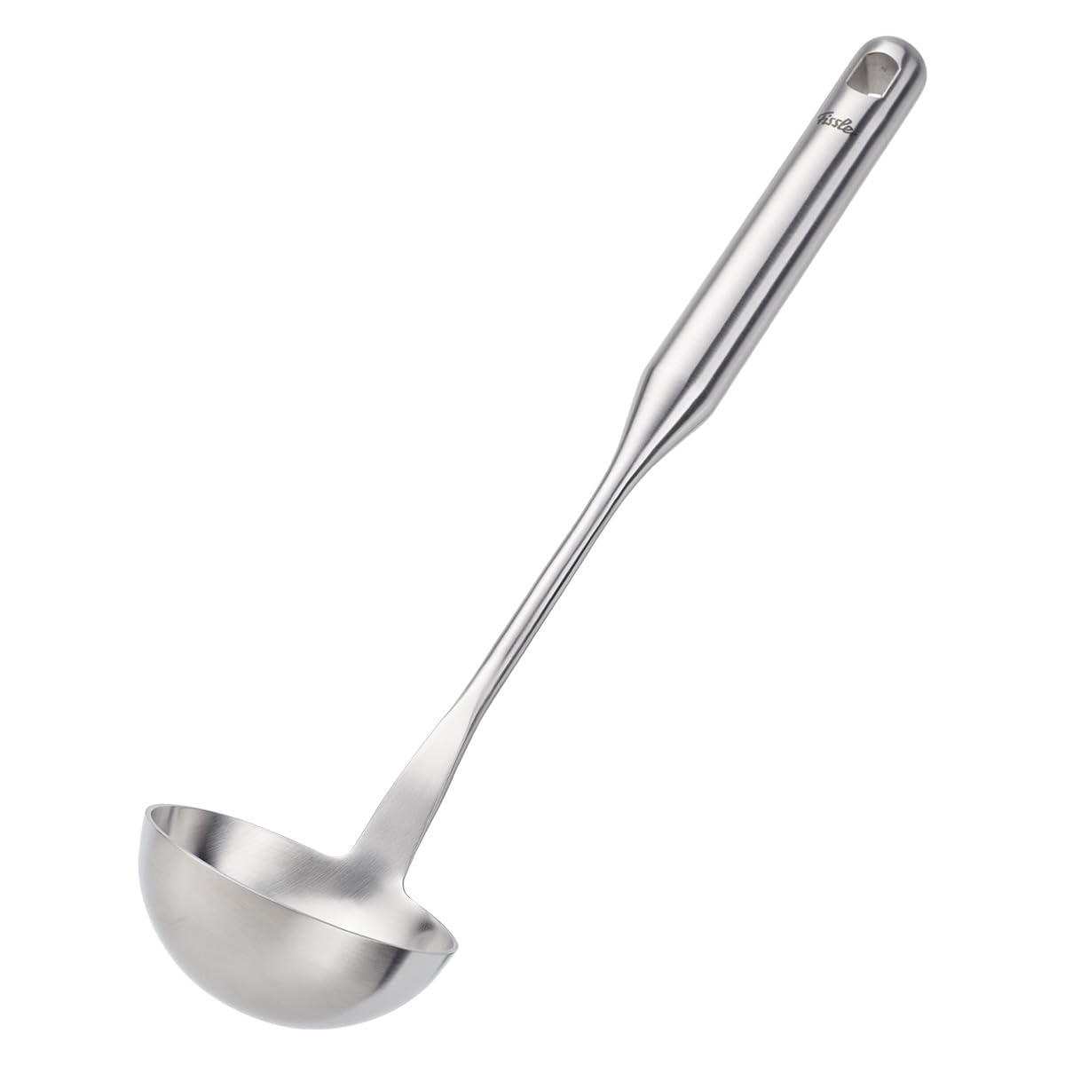 Fissler Essential Soup Ladle, 18/10 Stainless Steel Kitchen Utensil for Soups & Sauces, Ergonomic Handle, Dishwasher Safe