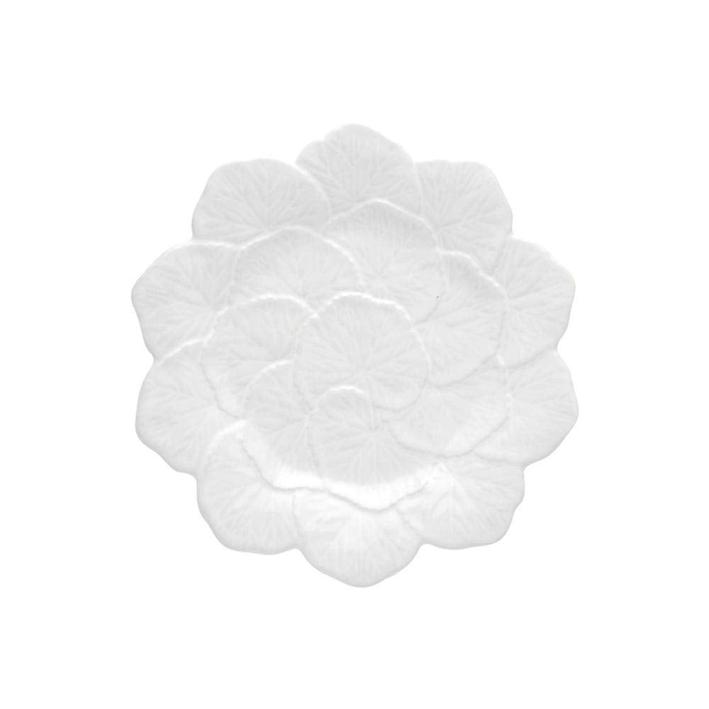 Bordallo Pinheiro White Geranium Dessert Plate, Set Of 4